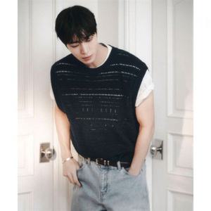 커버낫 [추영우 ]스카시 니트 베스트 다크 네이비 392982