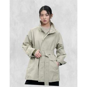 제너럴아이디어 하이넥 사파리 하프 자켓 [LIGHT KHAKI] WBE3L09504 308609
