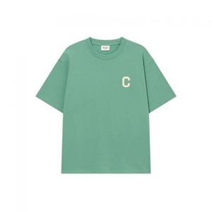 커버낫 쿨 코튼 C 로고 티셔츠 에메랄드 392620