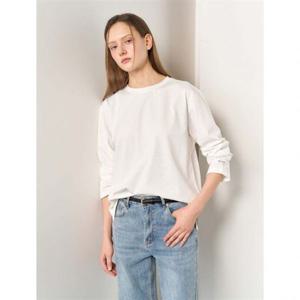 제너럴아이디어 릴렉스 롱 슬리브 티 [WHITE] WBE1L01508 383652