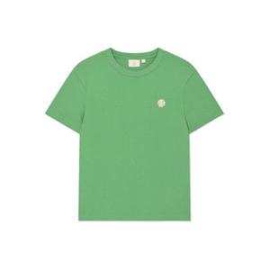 커버낫 우먼 쿨코튼 스몰 클로버하트 티셔츠 그린 392636