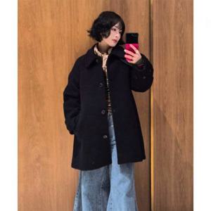 제너럴아이디어 울 발마칸 하프코트 [NAVY] WBE4L10526 382980