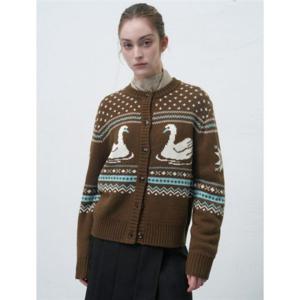 제너럴아이디어 노르딕 니트 가디건 [BROWN] WBE4L04551 383714