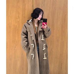 제너럴아이디어 울 블렌드 더플 롱코트 [MOCHA] WBE4L10521 383007