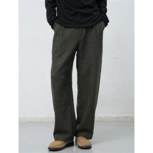 제너럴아이디어 MAN 울 클래식 투턱 슬랙스 [KHAKI] SBE4M11011 383327