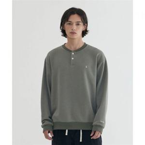 커버낫 헨리넥 맨투맨 Khaki Gray 393346