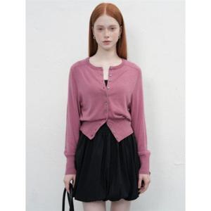 제너럴아이디어 시그니처 크루넥 가디건 [PINK] WBE1L04507 383406