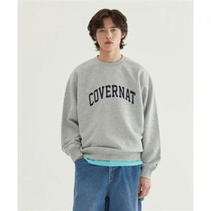 커버낫 아치 로고 맨투맨 멜란지 그레이 392896