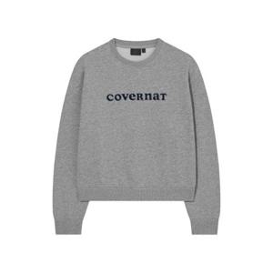 커버낫 우먼 쿠퍼로고 맨투맨 멜란지 그레이 392921