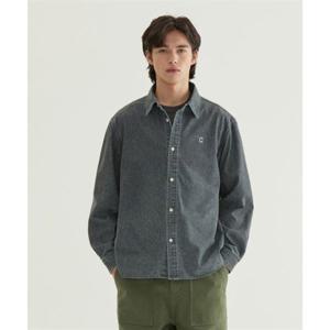 커버낫 C 로고 데님 셔츠 그레이 392874