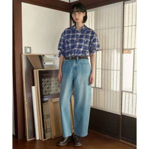 커버낫 링사 와이드 데님 팬츠 인디고 라이트 392912