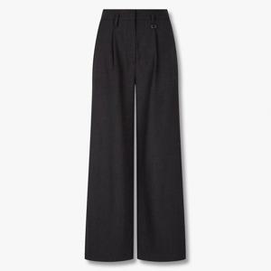 [보브]백 레터링 원 턱 와이드 팬츠 7156230003