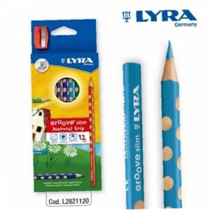 리라 그루브 슬림 12색 색연필+연필깍이 세트