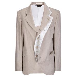 꼼데가르송 수트 자켓 GQJ024S26 1 ECRU X OFF WH