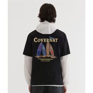 커버낫 수피마 쿼드 보드 그래픽 티셔츠 Black 393791