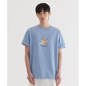 커버낫 버블 러버덕 그래픽 티셔츠 Blue 393796