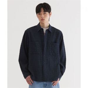 커버낫 써머 시어서커 셔츠 Navy 393831
