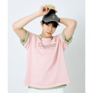 커버낫 [추영우 ]네온 로고 다잉 티셔츠 Pink 393887