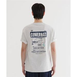 커버낫 수피마 배기지택 그래픽 티셔츠 Heather Gray 393807