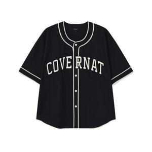 커버낫 아치로고 베이스볼 하프 셔츠 Dark Navy 393860