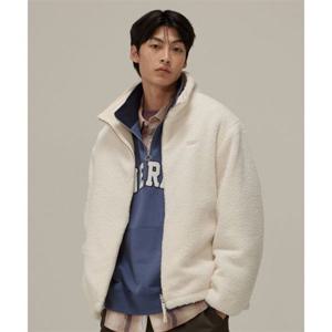 커버낫 스탠카라 리버시블 쉐르파 자켓 아이보리 394261