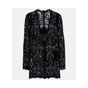 돌체앤가바나 플로럴 아플리케 레이스 미니드레스 P01122888