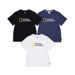 [내셔널지오그래픽키즈][온라인전용] K262UTS901 빅로고 반팔 티셔츠 3종택1
