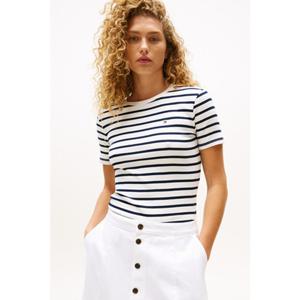 [타미힐피거종합관] 여성 슬림 크루넥 티셔츠 T22G1TTO050WT1 03L