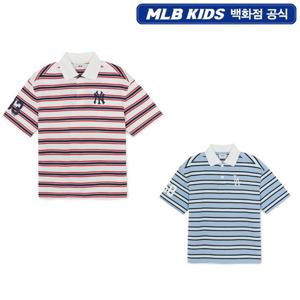 MLB키즈 바시티 럭비 반팔 티셔츠 7APQV0263