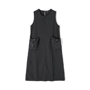 [애드호크]여성 슬리브리스 스트링 투포켓 원피스 HB8OP50-1