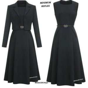 [미니멈]MD 클래식 자켓 셋업 원피스  MD MYBAWO3240 MD_CJ