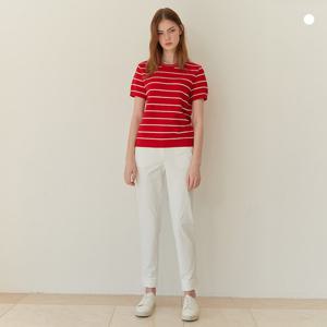 [무료배송][데니스골프] 26SS신상 여성 엣지포인트 플랩 조거팬츠 화이트_HD4SLPT952