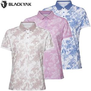 블랙야크 여성 여름 아웃도어 등산 반팔티셔츠 플라워 카라 반팔티2 1BYKTMV504