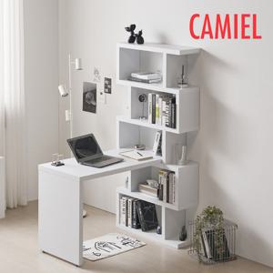 [까미엘]엘리스 1200x800 5단 h형 책상세트(JA_NF0022)