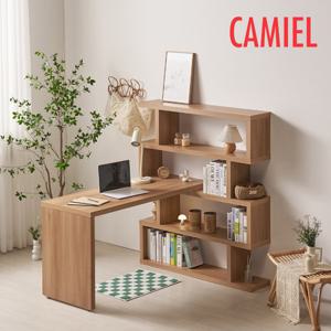 [까미엘]엘리스 1400x1200 4단 h형 책상세트(JA_NF0013)