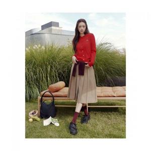 라코스테 여성 울 플리츠 미디스커트 JF427E-55N DPC 397455