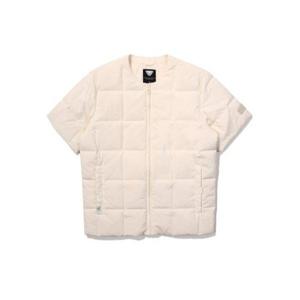 다이나핏 U-NECK (유넥) 사각 튜브 반팔 슬림 다운_Vanilla YUW23501W4 274113