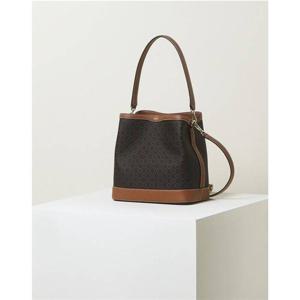 닥스 ACC [SAINT BARNET]브라운 바넷 DD패턴 가죽배색 미디움 숄더백 DCBA2F863W3 389189