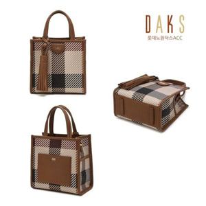 닥스 ACC [신상품] DCBA3F687W2 브라운 빅하우스체크 스몰 토트백 389615