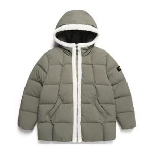 내셔널지오그래픽 여성용 라루스 코지 덕다운 중기장 후드 다운점퍼 N234WDW080 394507