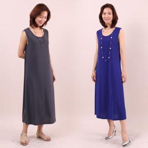 [강물처럼]아이우먼 훌쿨링나시원피스 WW5295M406 빅사이즈 (162