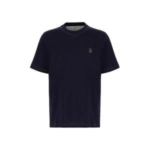 브루넬로 쿠치넬리 반팔 티셔츠 M0B131328G CW369 NAVY BLUE
