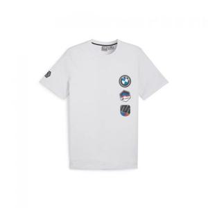 푸마 BMW MMS 개러지 크루 그래픽 반소매 티셔츠 - 실버미스트 625575-07 367228