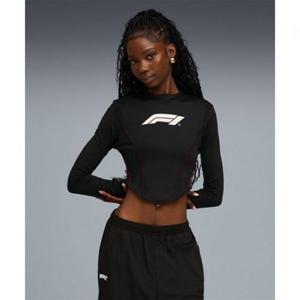 푸마 F1 레이싱 롱슬리브 코르셋 탑 - 블랙 633044-01 365435