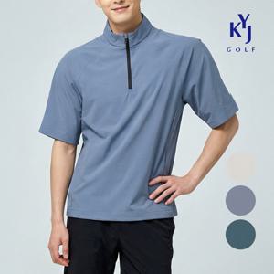봄여름 아노락 반집업 바람막이 남성 반팔 골프 티셔츠 DQSMTS09