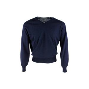 브루넬로 쿠치넬리 캐시미어 V넥 니트 M2300162 CW425 Blue