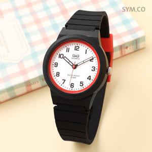 큐앤큐 VR94J-004Y 저소음 공무원 시험 간호사 학생 남녀공용 우레탄 시계 d