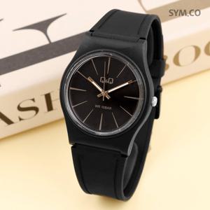 큐앤큐 VS42J-011Y 저소음 공무원 시험 간호사 학생 남녀공용 우레탄 시계 d