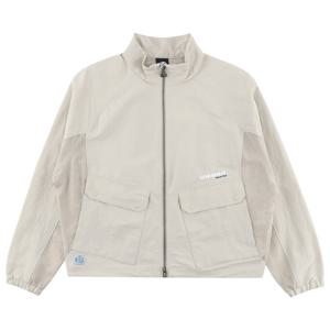 엄브로 린넨라이크 우먼스 스택넥 바람막이 자켓 UR122CJK36BGR