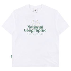 내셔널지오그래픽 캐스터 COOLMAX ECO 빅그래픽 세미오버핏 반팔 티셔츠 N262UTS071 010
